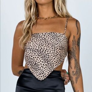 NWT Princess Polly Luka Top Beige